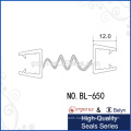 sliding glass door seal double link middle sealing bar